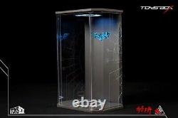 16 LED Acrylic Display Case Box Base for Hot Toys Batman 1/6 figure