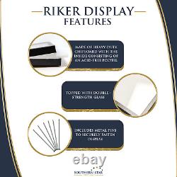 16 Pack of 5 x 6 x 1 1/4 Riker Display Cases Boxes for Arrowheads, Jewelry