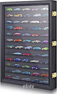 164 Scale Die-Cast Display Case Acrylic Door, Storage Cabinet, Black