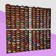 164 Toy Car Wall Shelf, Hotwheels, Matchbox Compatible Display Case for 200 Cars