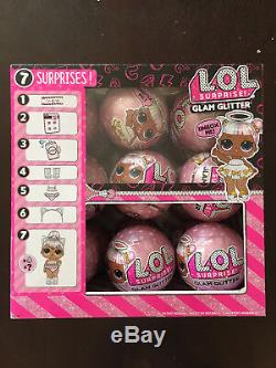 (18) L. O. L. Surprise Doll GLAM GLITTER SERIES Display FULL Case Box LOL In Hand