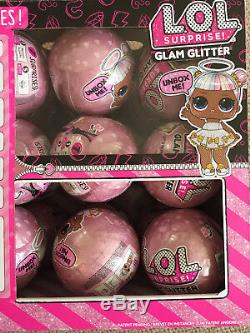 (18) L. O. L. Surprise Doll GLAM GLITTER SERIES Display FULL Case Box LOL In Hand