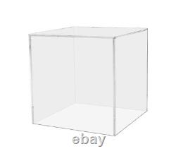 18 Square Clear Acrylic Retail Display Box Product Riser or Dust Cover