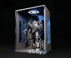 19.5 LED Acrylic Display Case Box For Hot Toys Iron Monger 1/6 Figure