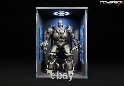 19.5 LED Acrylic Display Case Box For Hot Toys Iron Monger 1/6 Figure