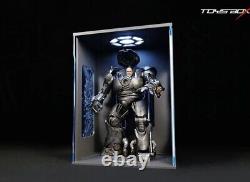 19.5 LED Acrylic Display Case Box For Hot Toys Iron Monger 1/6 Figure