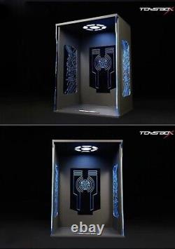 19.5 LED Acrylic Display Case Box For Hot Toys Iron Monger 1/6 Figure