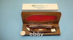 1965 1969 CASE XX USA P172 BUFFALO WOOD HANDLES FOLDING KNIFE With DISPLAY BOX