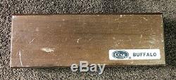 1971 CASE XX P172 9-Dot BUFFALO Hand Made Pakkawood Bulldog Knife withDisplay Box