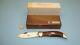 1972 CASE XX USA P172 BUFFALO WOOD HANDLES FOLDING KNIFE With DISPLAY BOX