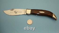 1973 CASE XX USA P172 BUFFALO WOOD HANDLES FOLDING KNIFE With DISPLAY BOX