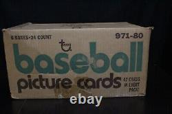 1980 Topps Baseball 6 Box Rack Empty Trading Card Display Case #971