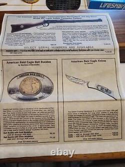 1982 Gerber USA American Bald Eagle Bicentennial Commemorative Knife Display Box
