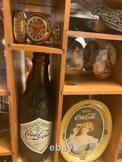 1986 Coca-Cola 100th Centennial Celebration Display Case & Items WithBox