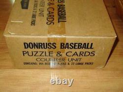 1986 DONRUSS Baseball Counter Display Box Unit (SEALED) 144+72 Packs Very Rare