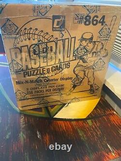 1986 Donruss Bbce Wrapped Factory Sealed Display Case=8 Wax Boxes+144 Packs A. S