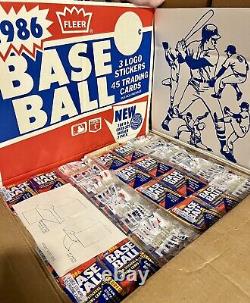 1986 Fleer Baseball Display Case 576 Sealed packs owned since 1987