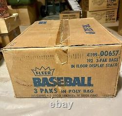 1986 Fleer Baseball Display Case 576 Sealed packs owned since 1987