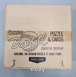1987 Donruss 144 Packs & 72 All-Star Pop-Up Counter Display = 6 Boxes SEALED