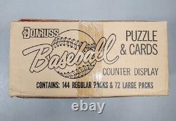 1987 Donruss 144 Packs & 72 All-Star Pop-Up Counter Display = 6 Boxes SEALED