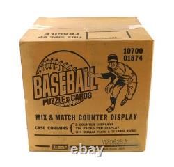 1987 Donruss Baseball Counter Display Case Sealed