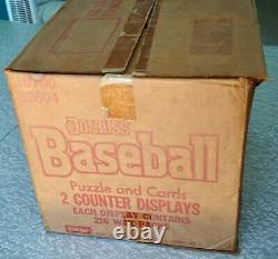 1989 Donruss Baseball Case With 2 Counter Display Boxes 10700 82604 (432 Packs)