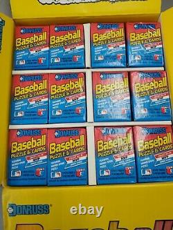 1989 Donruss Counter Display Case with 216 Factory Sealed Packs Griffey Jr. RC