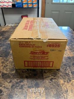 1989 Sportflics Baseball Factory Sealed 12 Box Display Case