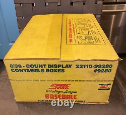 1990 Score Baseball Factory Sealed Display Case 8 Boxes/36 Packs