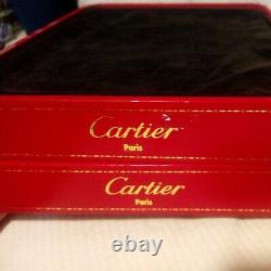 2 Cartier Authentic Jewelry Display Storage / Case / Box / Drawer / Tray