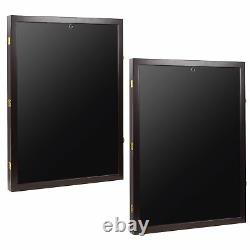 2 Pack Jersey XL Display Cases for Football Baseball Basketball Cloth Shadow Box