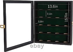 20 Baseball Display Case Wall Cabinet Holder Shaddow box UV Protection Acrylic