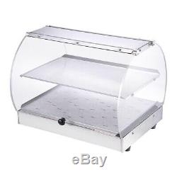 20 Countertop Food Warmer Home Commercial Cake Pizze Display Cabinet Case Box