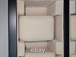 20 Piece Black Wood Watch Display Wall Hanging Case Organizer