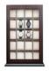 20 Slot Ebony Wood Watch Display Hanging Storage Box Stand for Oversized Watches