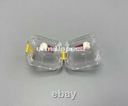 200 PCS Acrylic Jewelry Storage Box Dental Hinged Display Membrane Denture Cases