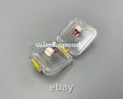 200 PCS Acrylic Jewelry Storage Box Dental Hinged Display Membrane Denture Cases