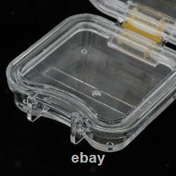 200 PCS Acrylic Jewelry Storage Box Dental Hinged Display Membrane Denture Cases