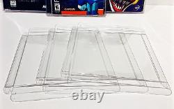 200 Protectors for PLAYSTATION 1 PS1 Video Games Custom Clear Display Cases Box