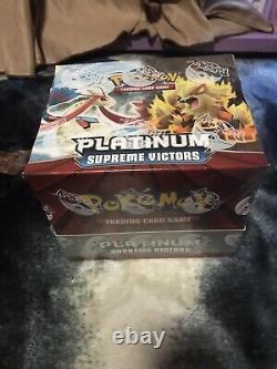 2009 Pokemon Platinum Supreme Victors Theme Deck Display Box Factory Sealed Case