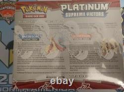 2009 Pokemon Platinum Supreme Victors Theme Deck Display Box Factory Sealed Case