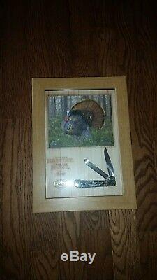 2015 nwtf case knife of the year with display/shadow box