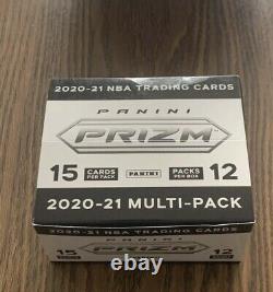 2020-21 Panani Prizm NBA Cello Packs LOT OF 12! FULL BOX WITH DISPLAY CASE