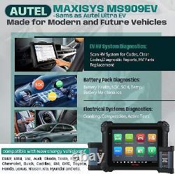 2023 Autel MaxiSys MS909EV Intelligent EV Diagnostic Scan Tool J2534 Programming