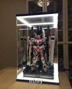 21.5 Acrylic Display Case Light box For Hot toys 1/6 Gumdam 1/60 PG Figure