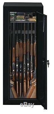 22 Gun Storage Cabinet Organizer Safe Box Rifle Big Rack Long Firearm Lock Ammo