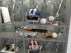 24 Pack Baseball Display Case, UV Protected Acrylic Boxes for Display, Clear Disp