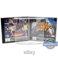 250 x PS1 Game Box Protectors for Playstation STRONG 0.5mm Plastic Display Case