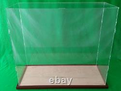 25L x 10W x 30H Table Top Clear Acrylic Display Case for Tall Model Ships