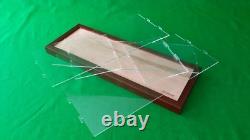 25L x 10W x 30H Table Top Clear Acrylic Display Case for Tall Model Ships